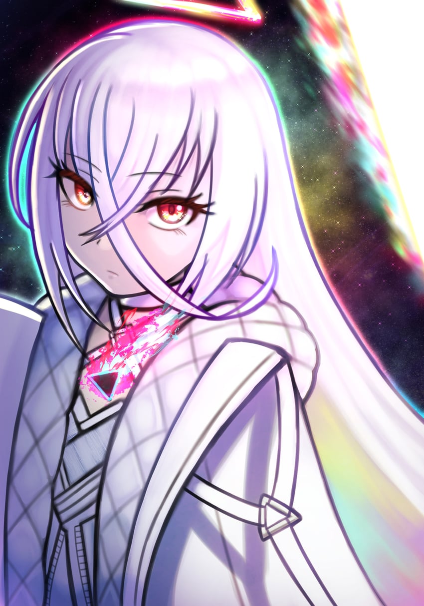 omega alpha (hololive and 1 more) drawn by silverchariotx