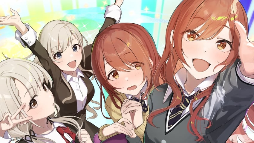 osaki amana, hisakawa hayate, osaki tenka, and hisakawa nagi (idolmaster and 3 more) drawn by uouokuma