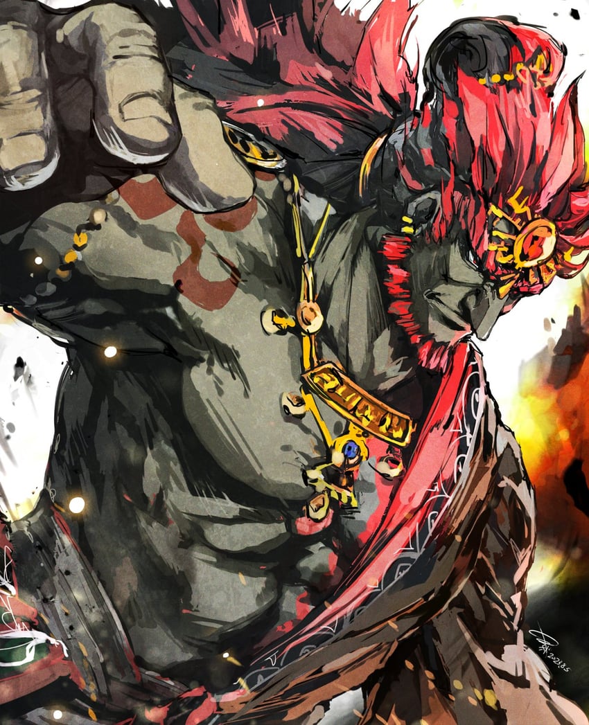 ganondorf (the legend of zelda and 1 more) drawn by nijihayashi