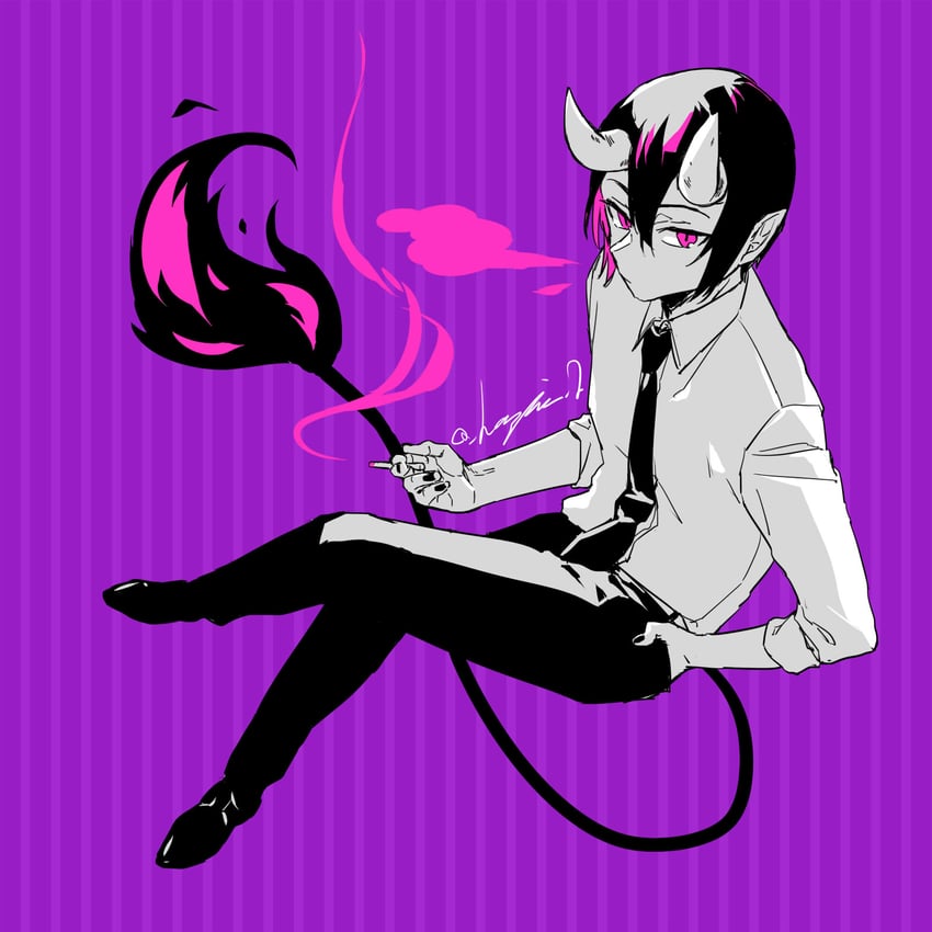 ifrit djinn eito (mairimashita! iruma-kun) drawn by hajime_(sakuraofsunset)