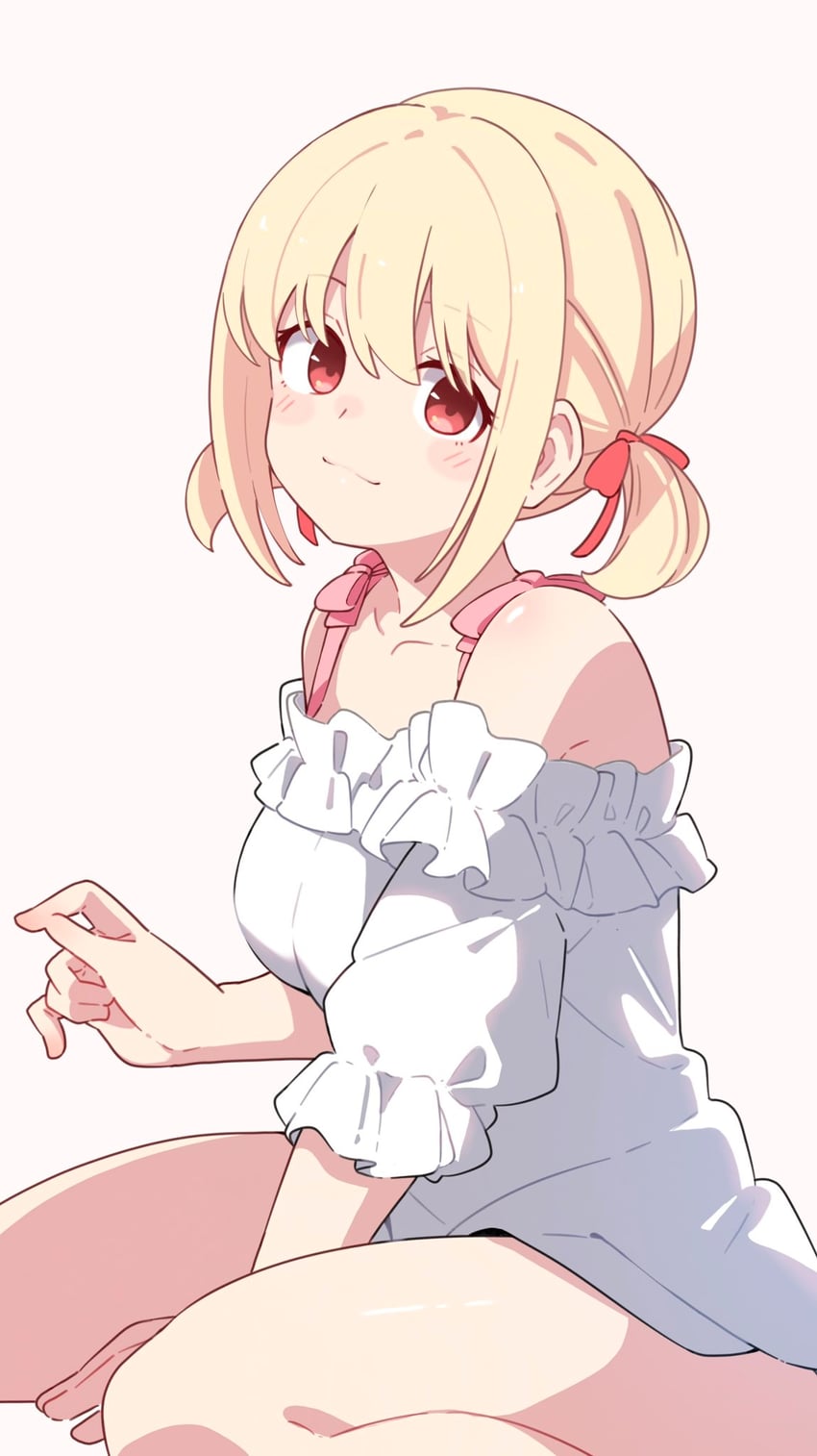 nishikigi chisato (lycoris recoil) drawn by mikokomiyazawa