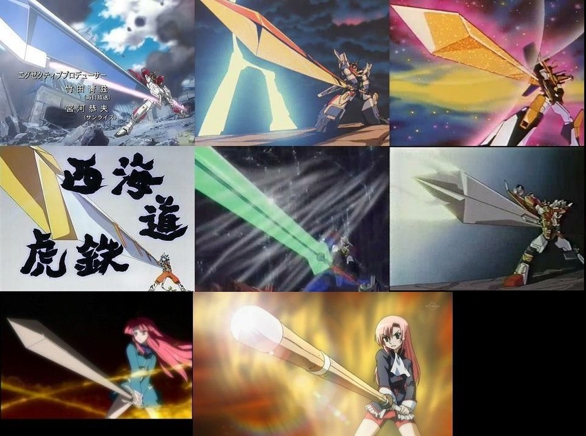 tenjou utena, katsura hinagiku, impulse gundam, kannagi ayano, great exkaiser, and 4 more (gundam and 11 more)