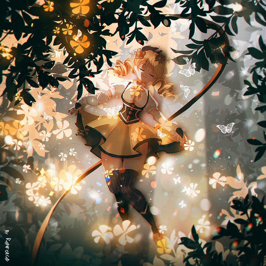 tomoe mami (mahou shoujo madoka magica) drawn by reinforced