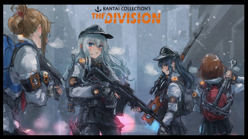 hibiki, inazuma, ikazuchi, and akatsuki (kantai collection and 1 more) drawn by osakana_(denpa_yun'yun)