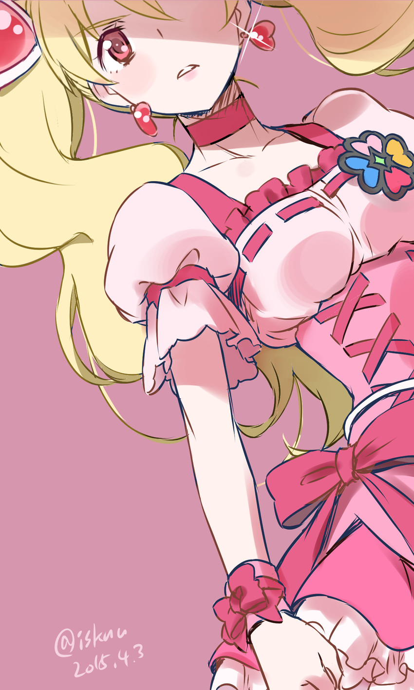 momozono love and cure peach (precure and 1 more) drawn by isedaichi_ken
