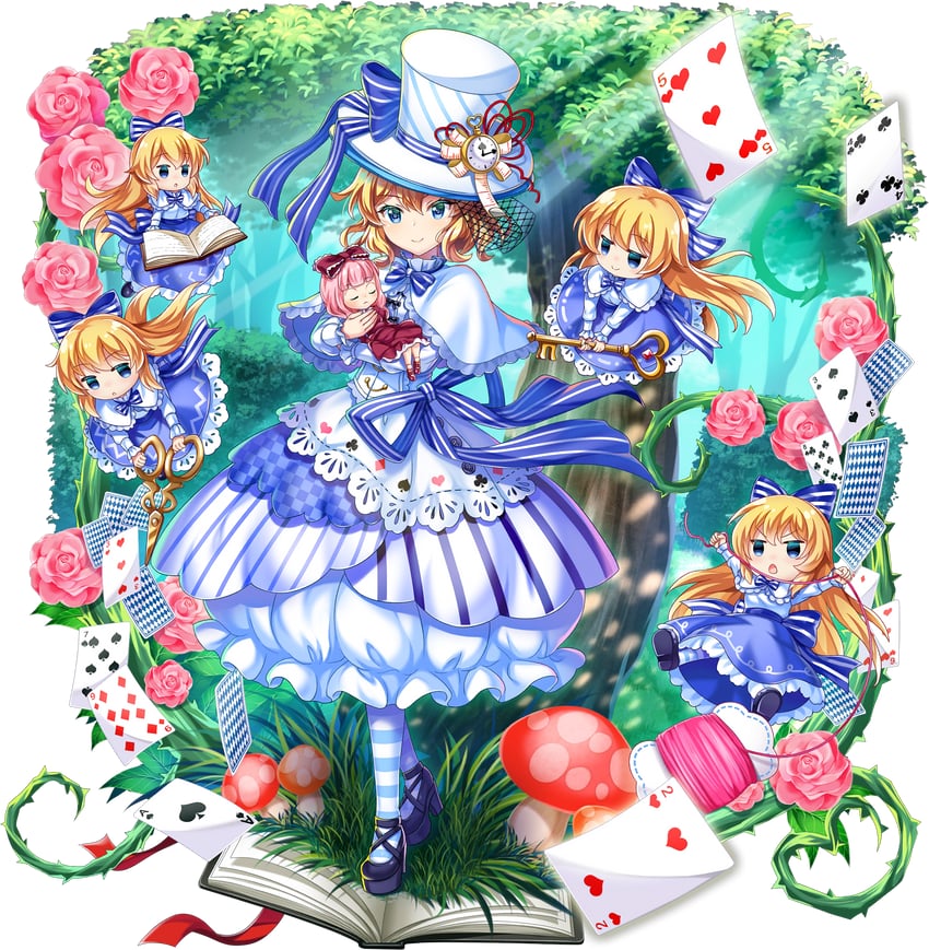 alice margatroid and shanghai doll (touhou and 2 more) drawn by rotte_(1109)