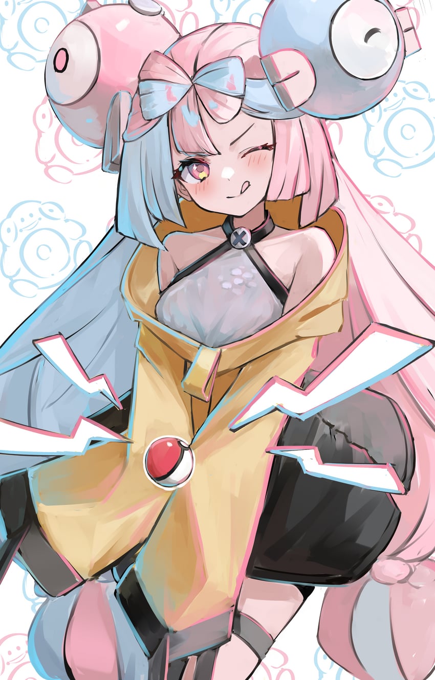 iono (pokemon and 1 more) drawn by shiro_wa_(shiroshironix)
