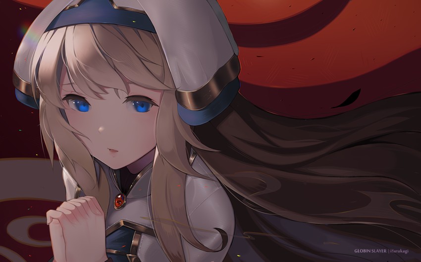 priestess (goblin slayer!) drawn by harukagi