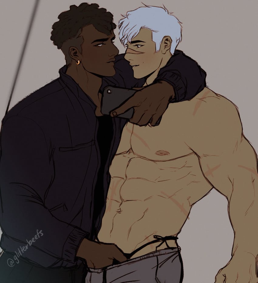 takashi shirogane and ryan kinkade (voltron and 1 more) drawn by buffshiro