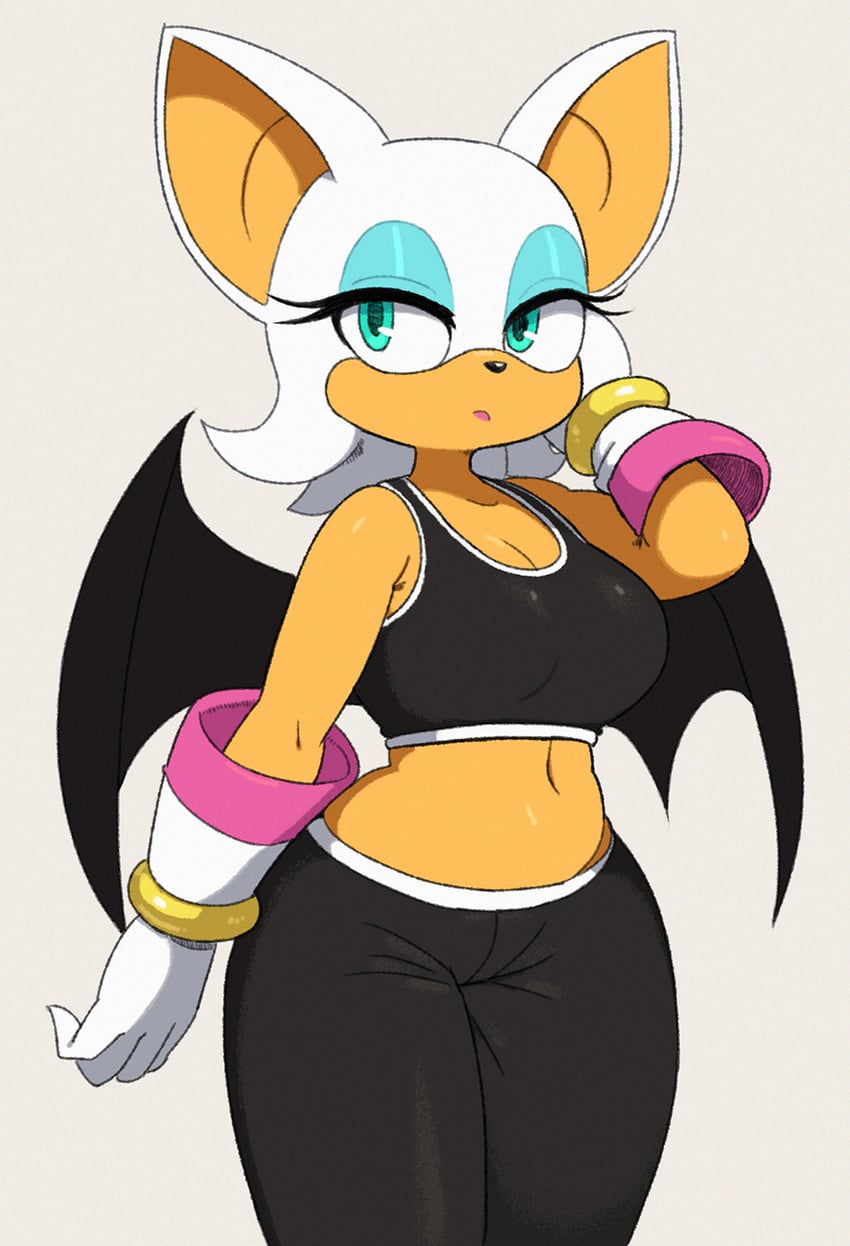 rouge the bat (sonic and 1 more) drawn by yuta_agc