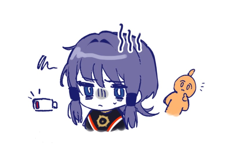 scaramouche and tartaglia (genshin impact) drawn by mookimoo3