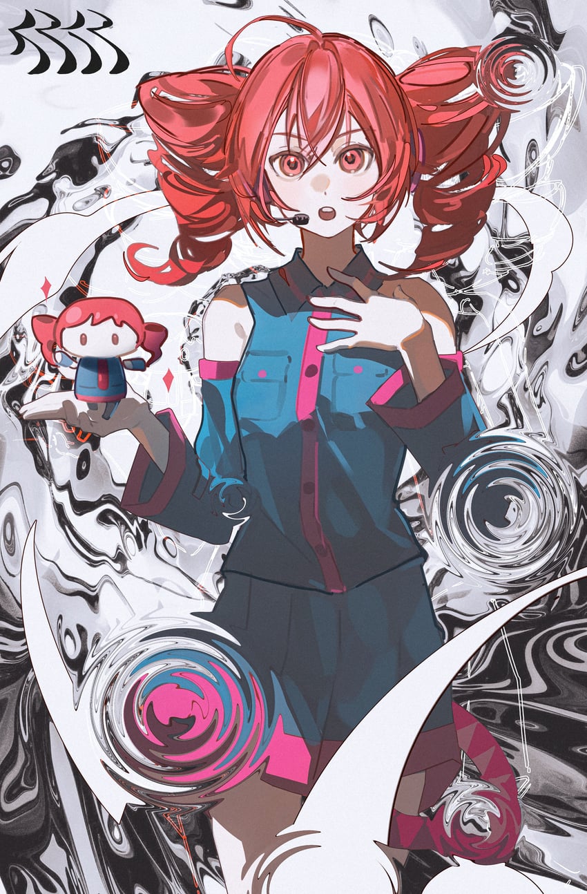 kasane teto (utau and 1 more) drawn by flve