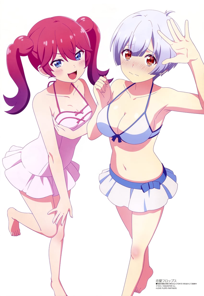 irina ilukhina and amelia irving (megami magazine and 1 more) drawn by aquastar_inc.