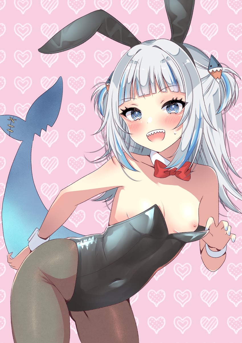 gawr gura (hololive and 1 more) drawn by rota_kokko