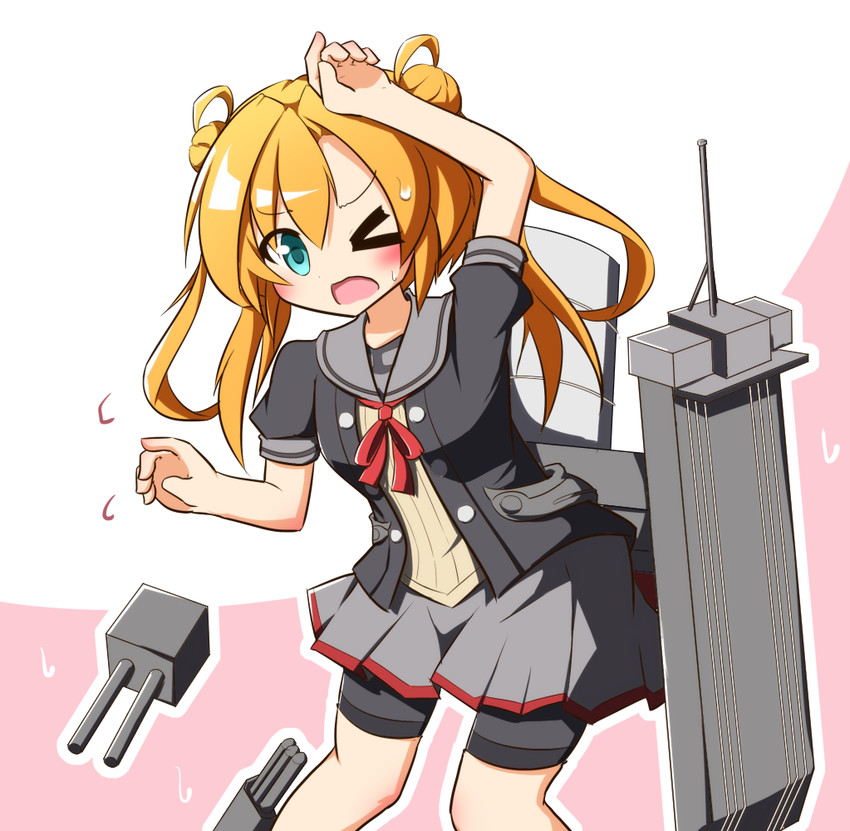 abukuma and abukuma kai ni (kantai collection) drawn by senba_chidori