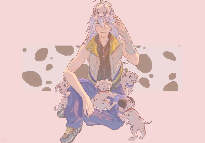 riku (kingdom hearts and 2 more) drawn by twilight_yuuhi