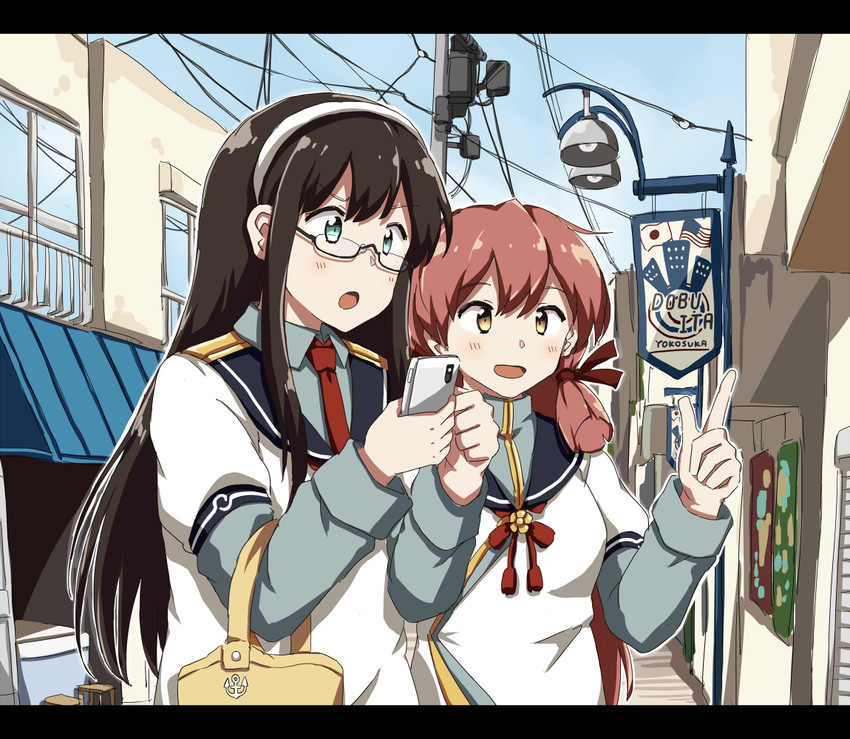 ooyodo and akashi (kantai collection) drawn by any_(lucky_denver_mint)