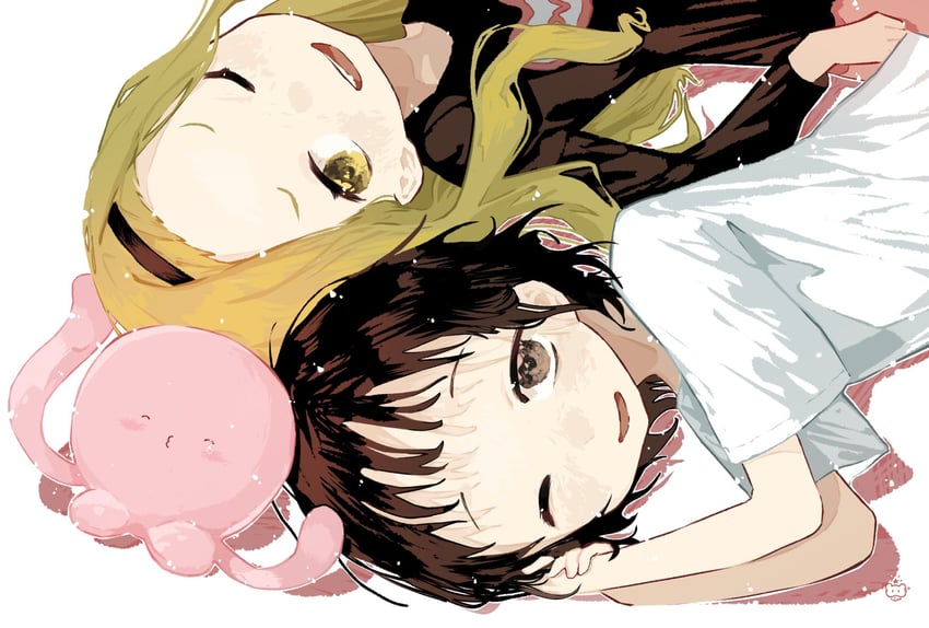 kuze shizuka, kirarazaka marina, and takopii (takopii no genzai) drawn by puepueponpon