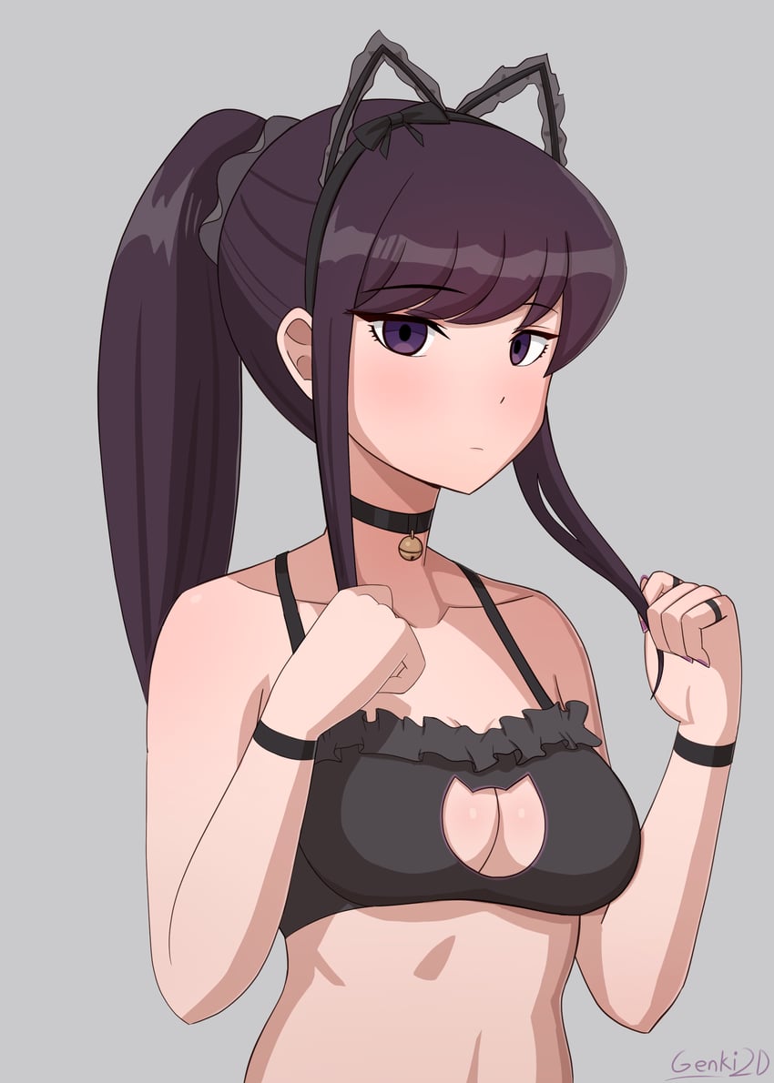 komi shouko (komi-san wa komyushou desu) drawn by genki2d