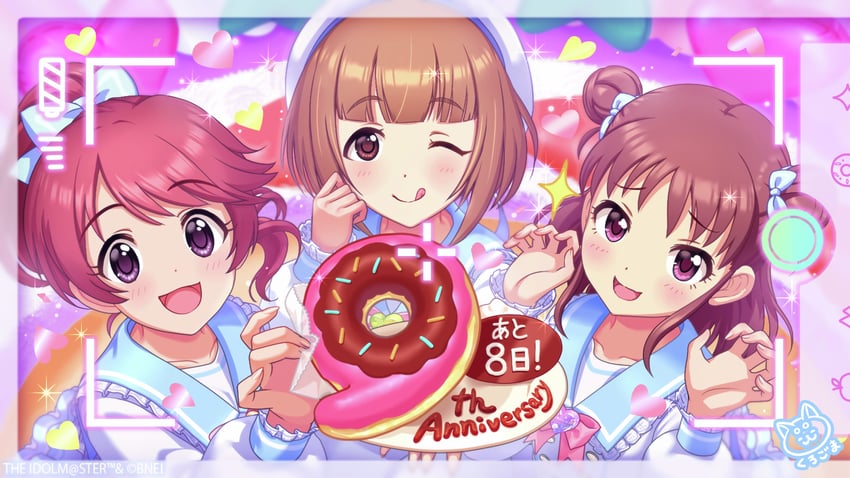 shiina noriko, munakata atsumi, and kitami yuzu (idolmaster and 2 more) drawn by kurogoma