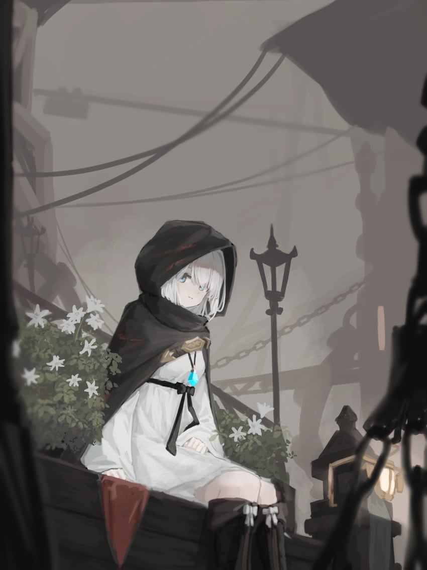 lily (ender lilies quietus of the knights and 1 more) drawn by toliet_(rpns3544)