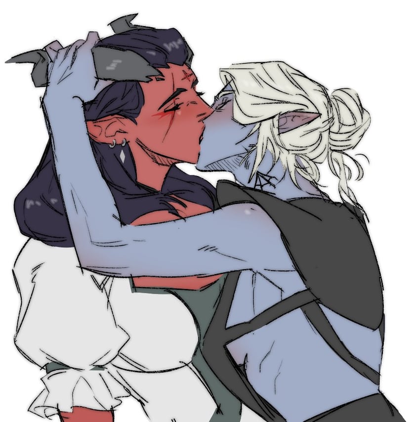 tav and minthara (original and 3 more) drawn by wakemeup9end