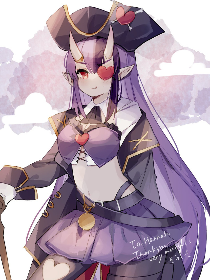 captain hannah (indie virtual youtuber) drawn by sorani_(kaeru0768)