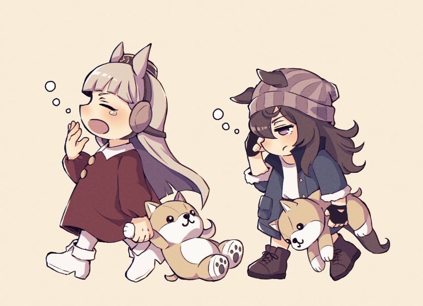 gold ship and nakayama festa (umamusume and 1 more) drawn by namuko