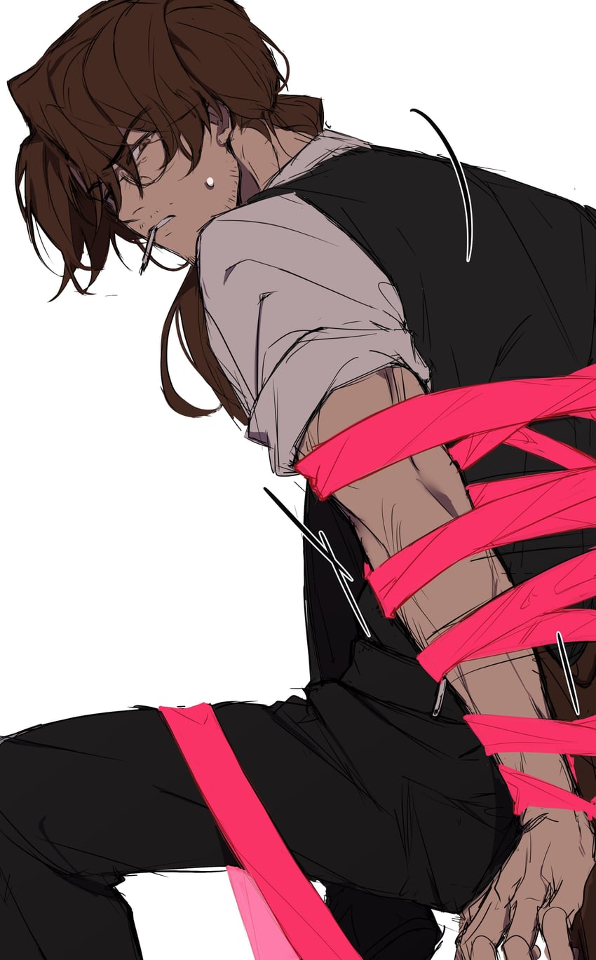 gregor (project moon and 1 more) drawn by ouc