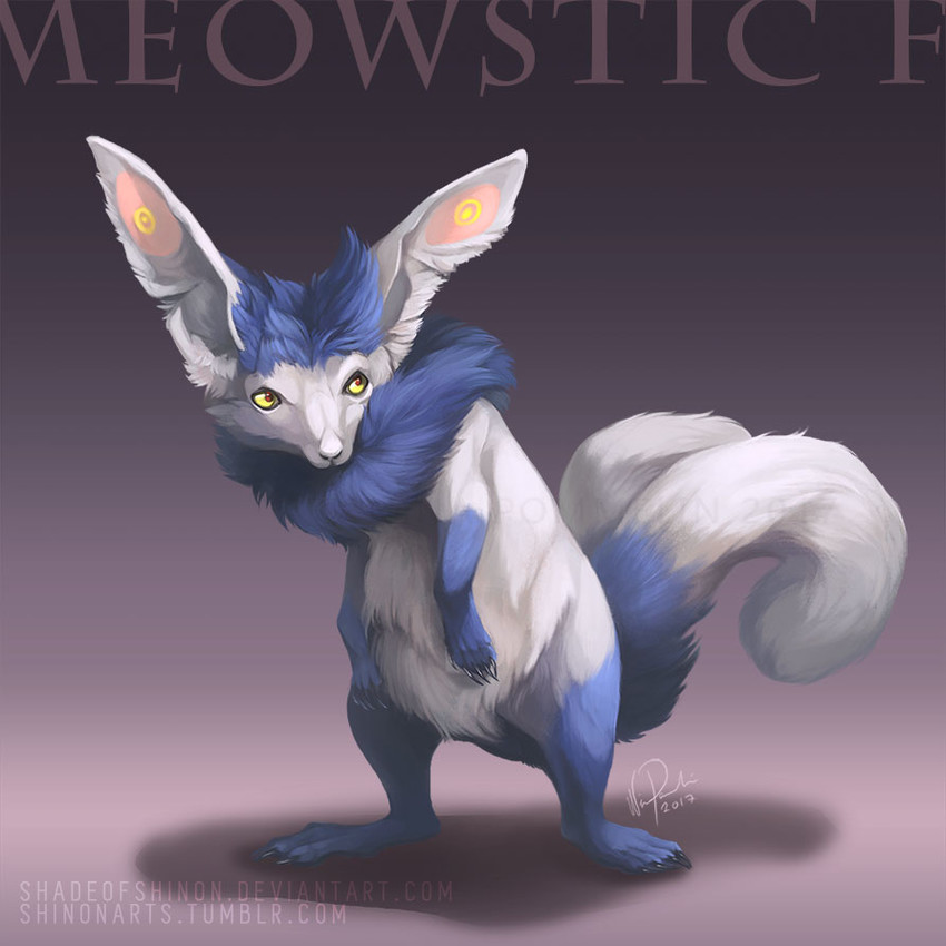 meowstic (pokemon) drawn by shadeofshinon
