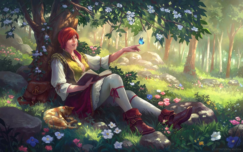 shani (the witcher and 1 more) drawn by agus_sw
