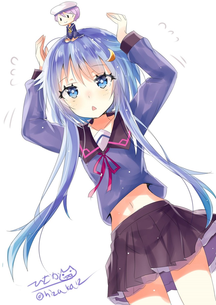 fairy, yayoi, and drum canister (kantai collection) drawn by hizaka