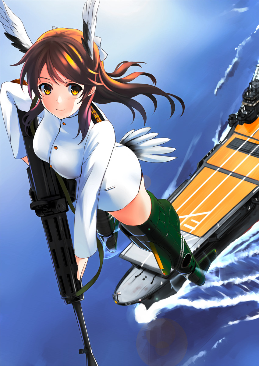 karibuchi takami (world witches series and 1 more) drawn by mizuki_(mizuki_ame)