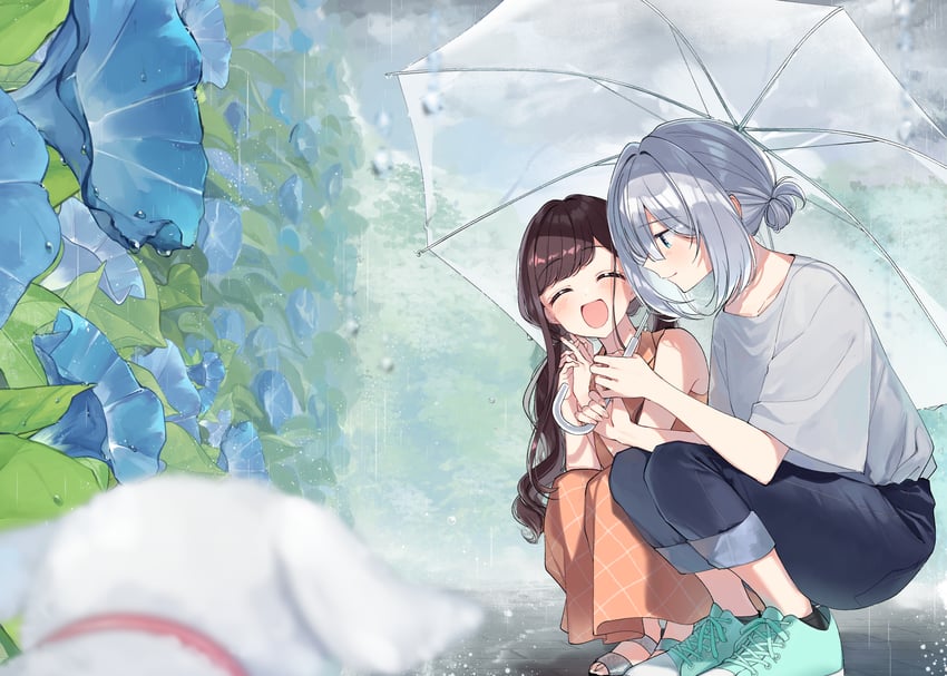 hoshikawa shizuku and asaka kaori (kimi to tsuzuru utakata) drawn by yuama