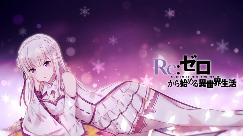 emilia (re:zero kara hajimeru isekai seikatsu) drawn by dorook