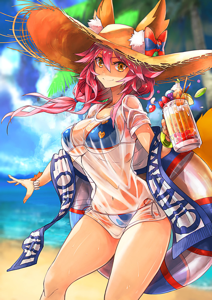 tamamo and tamamo no mae (fate and 1 more) drawn by srsojiro