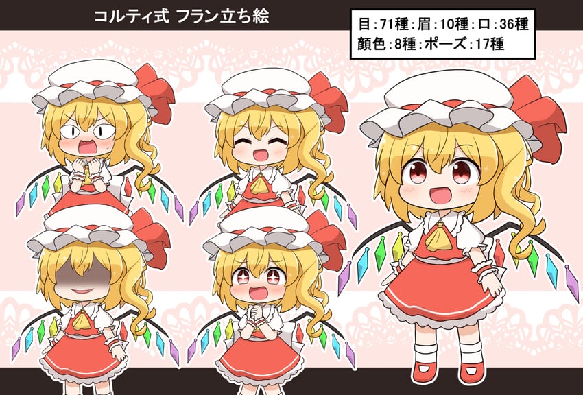 flandre scarlet (touhou) drawn by coruthi