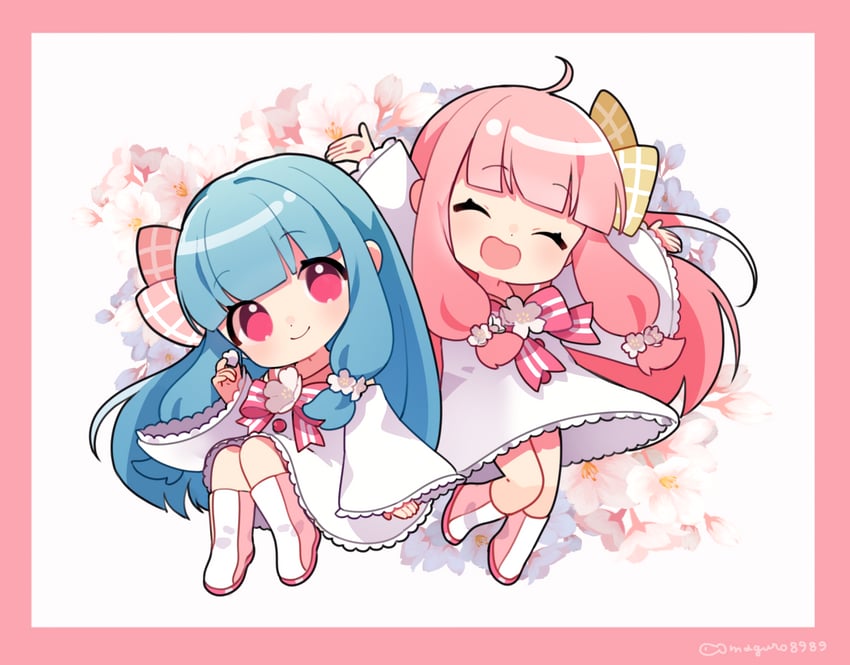 kotonoha akane and kotonoha aoi (voiceroid) drawn by binchou_maguro