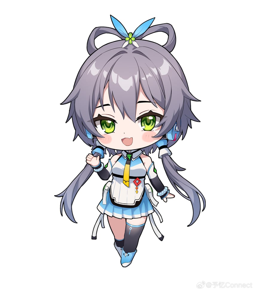luo tianyi and luo tianyi v4 (vocaloid and 1 more) drawn by yu_yi_connect