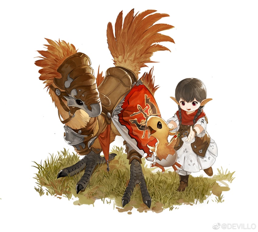 warrior of light (final fantasy and 1 more) drawn by devil_lo