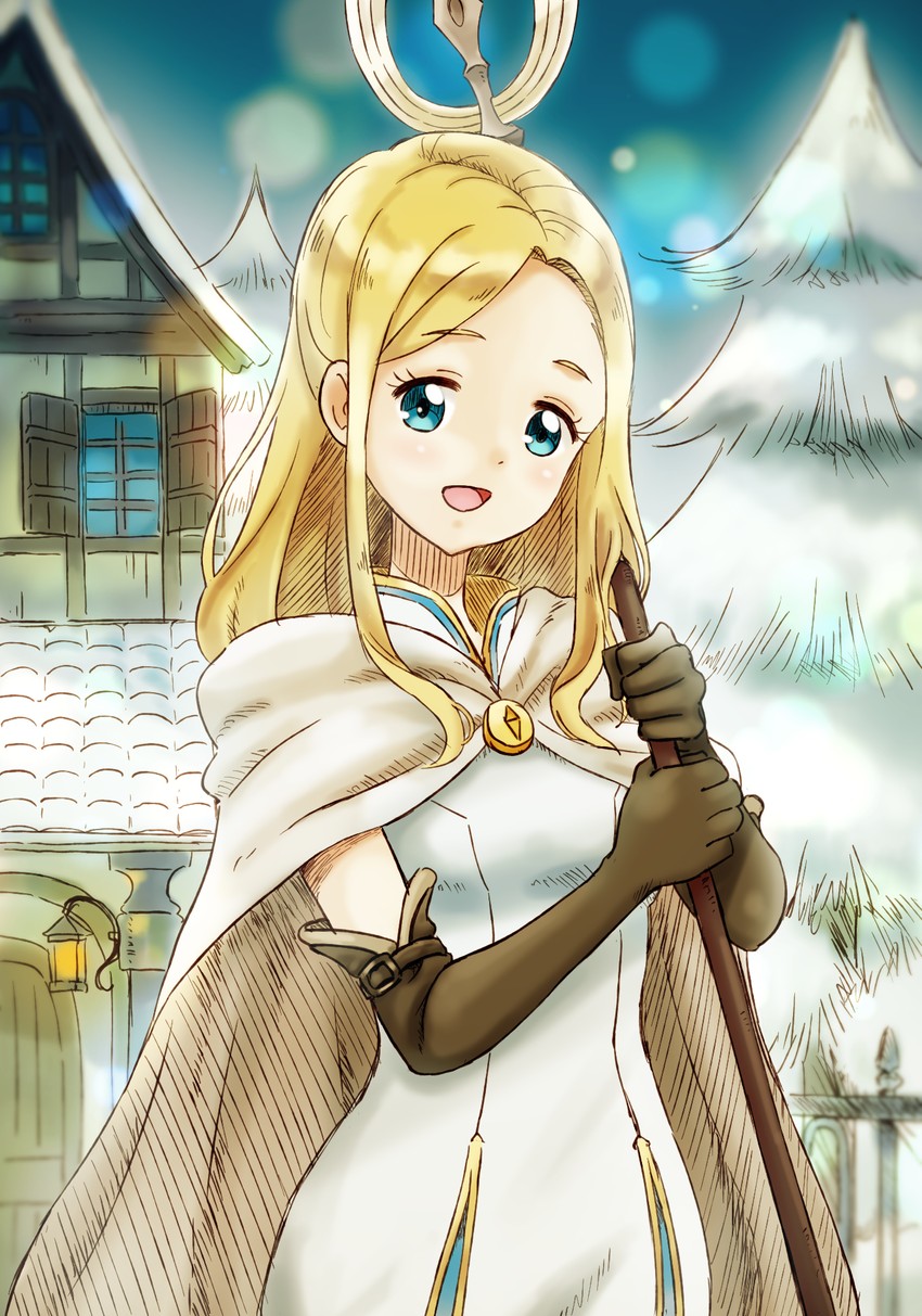 ophilia clement (octopath traveler and 1 more) drawn by nurutema
