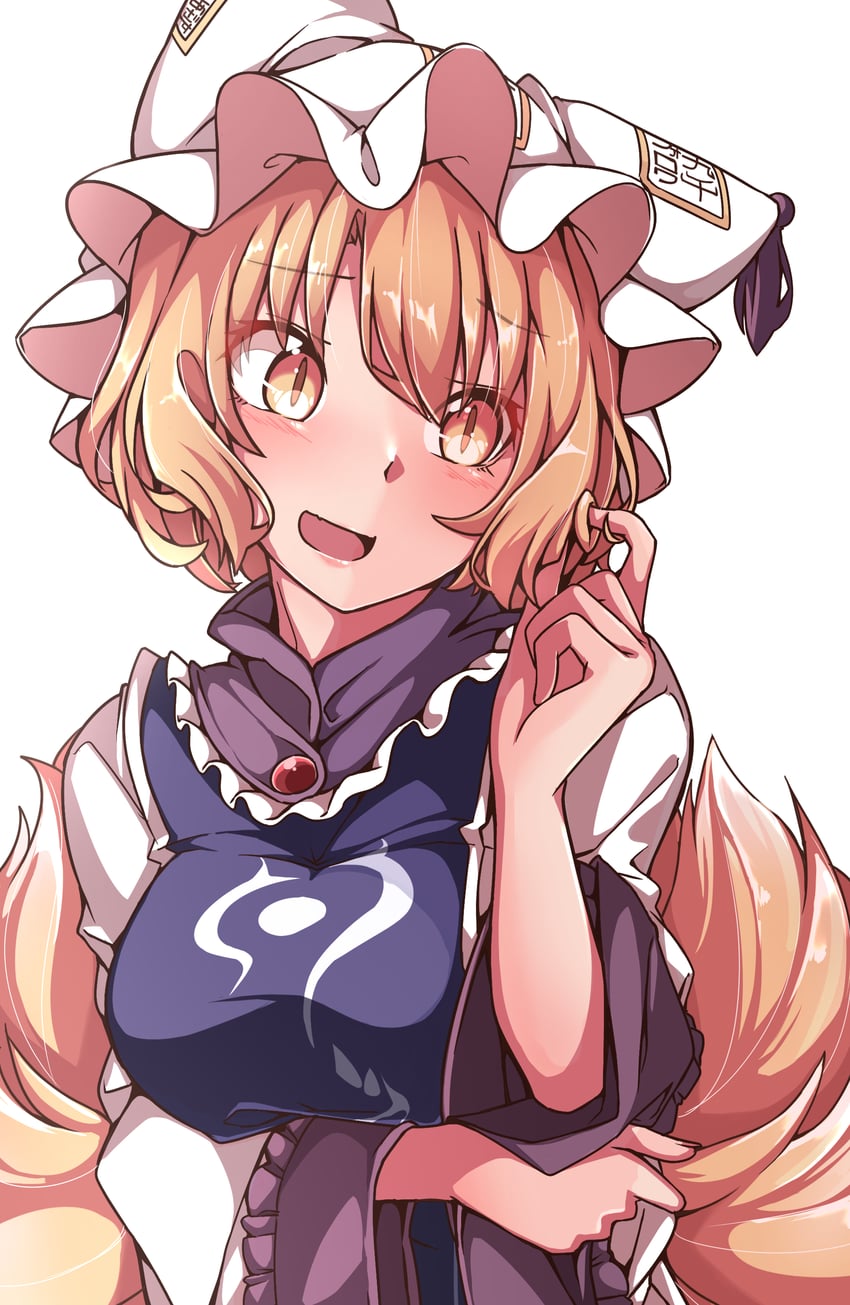 yakumo ran (touhou) drawn by gokuu_(acoloredpencil)