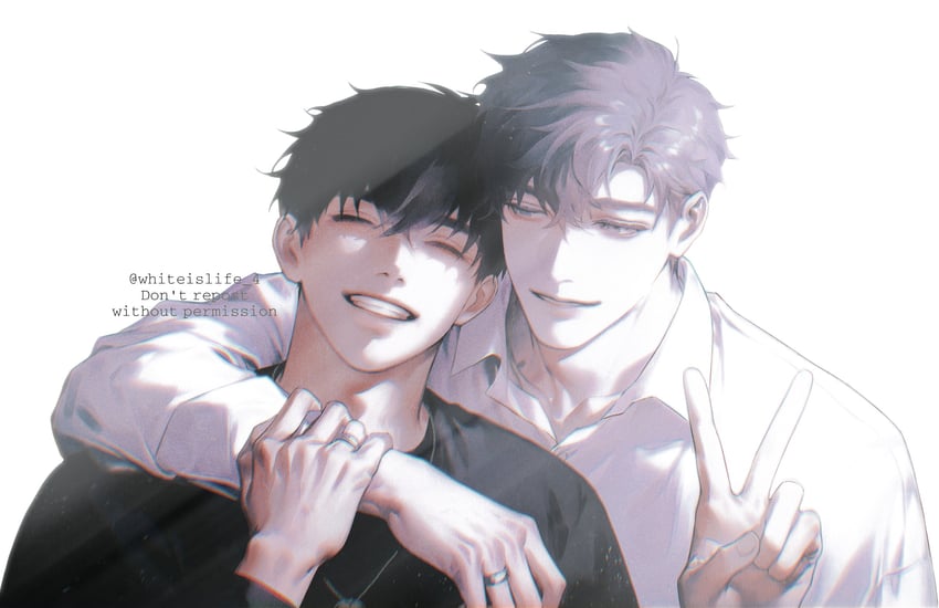 jeong taeui and ilay riegrow (passion) drawn by whiteislife_4