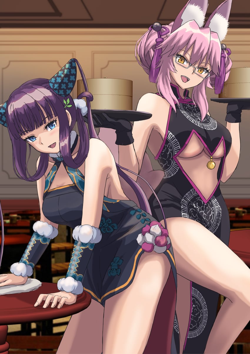 tamamo, yang guifei, and koyanskaya (fate and 1 more) drawn by ksfactory