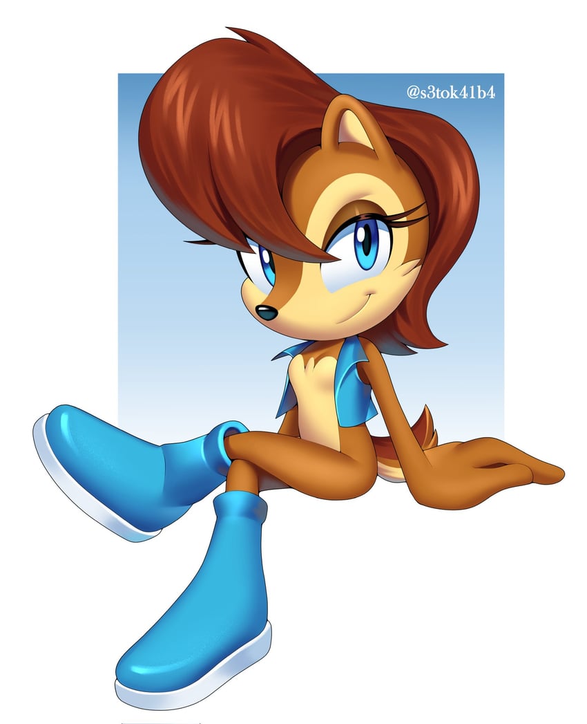sally acorn (sonic and 1 more) drawn by s3tok41b4
