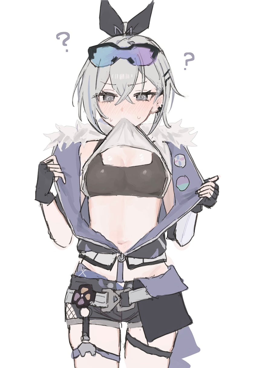 silver wolf (honkai and 1 more) drawn by rekka_shinai
