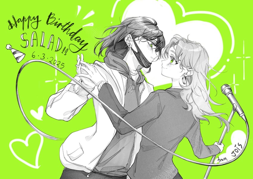 koga mitsuki and oosawa aya (kininatteru hito ga otoko ja nakatta) drawn by jois_illust