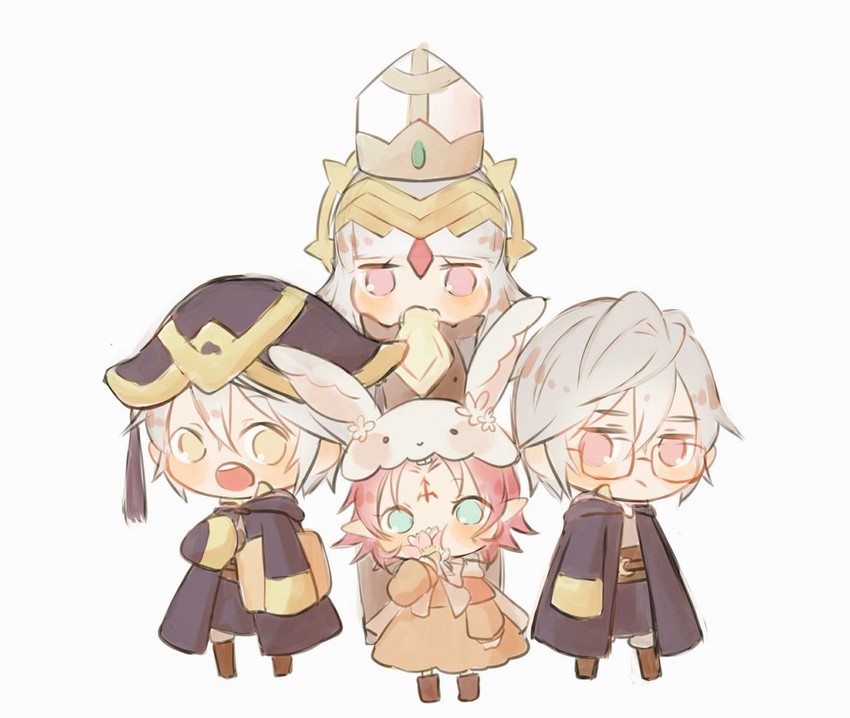 male robin, veronica, and fae (fire emblem and 3 more) drawn by dango_2go