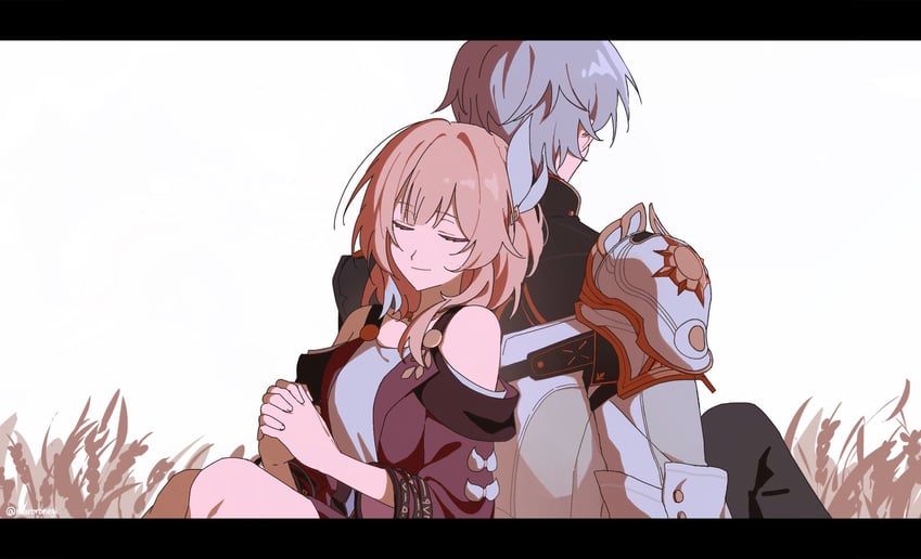 phainon and cyrene (honkai and 1 more) drawn by maroronegi