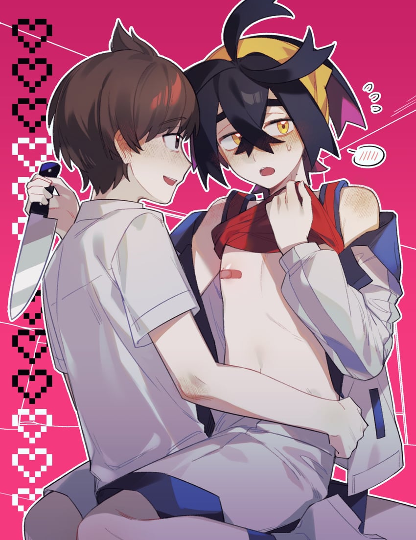 kieran and florian (pokemon and 1 more) drawn by rostina-pason